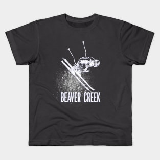 Beaver Creek CO Ski Mountain Resort Downhill Skier Kids T-Shirt